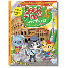Load image into Gallery viewer, Seek & Find Mysteries® with Freddy and Ellie - The Secret of the Roman Colosseum