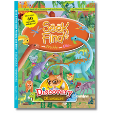 Load image into Gallery viewer, Seek &amp; Find with Freddy and Ellie® Discovery - Dinosaurs

