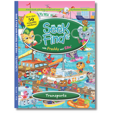 Load image into Gallery viewer, Seek &amp; Find with Freddy and Ellie® - Transports
